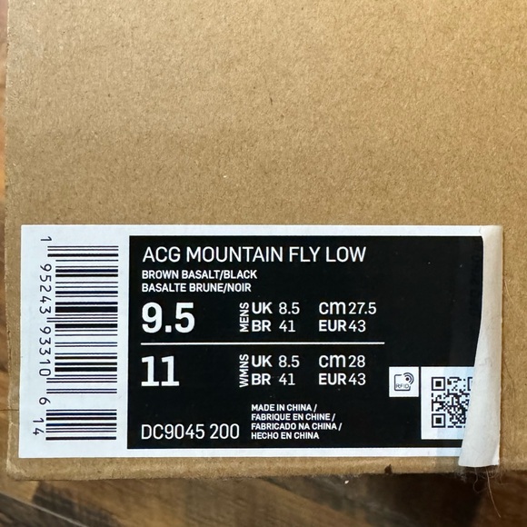 Men’s Nike ACG Mountain Fly Low 'Brown Basalt' Size. 9.5 - Picture 4 of 10